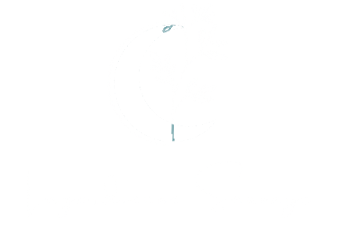 Logo Lagardienne Sauvage avec texte et lune blanche