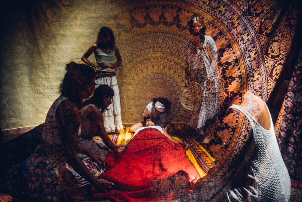 Soins rebozo à 4 